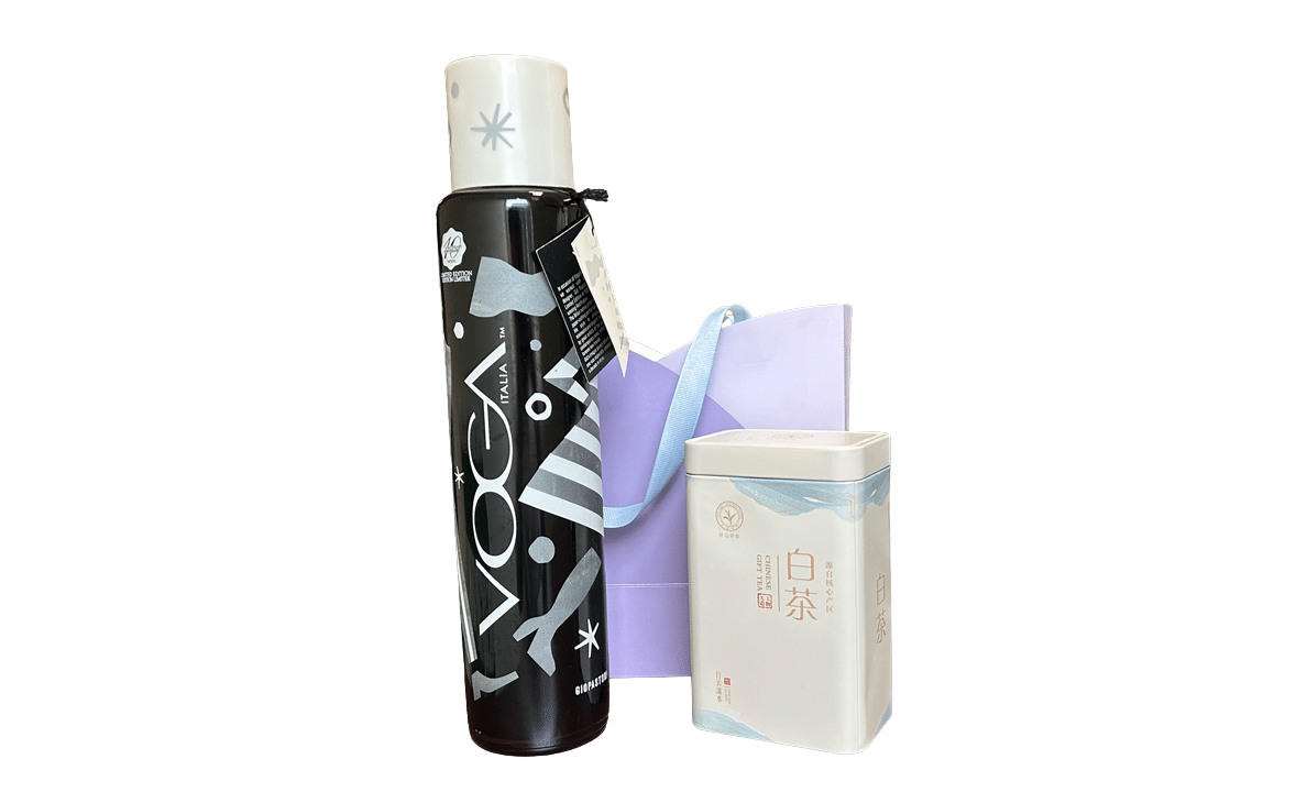 VOGA Italia Wine and Chinese White Gift Tea
