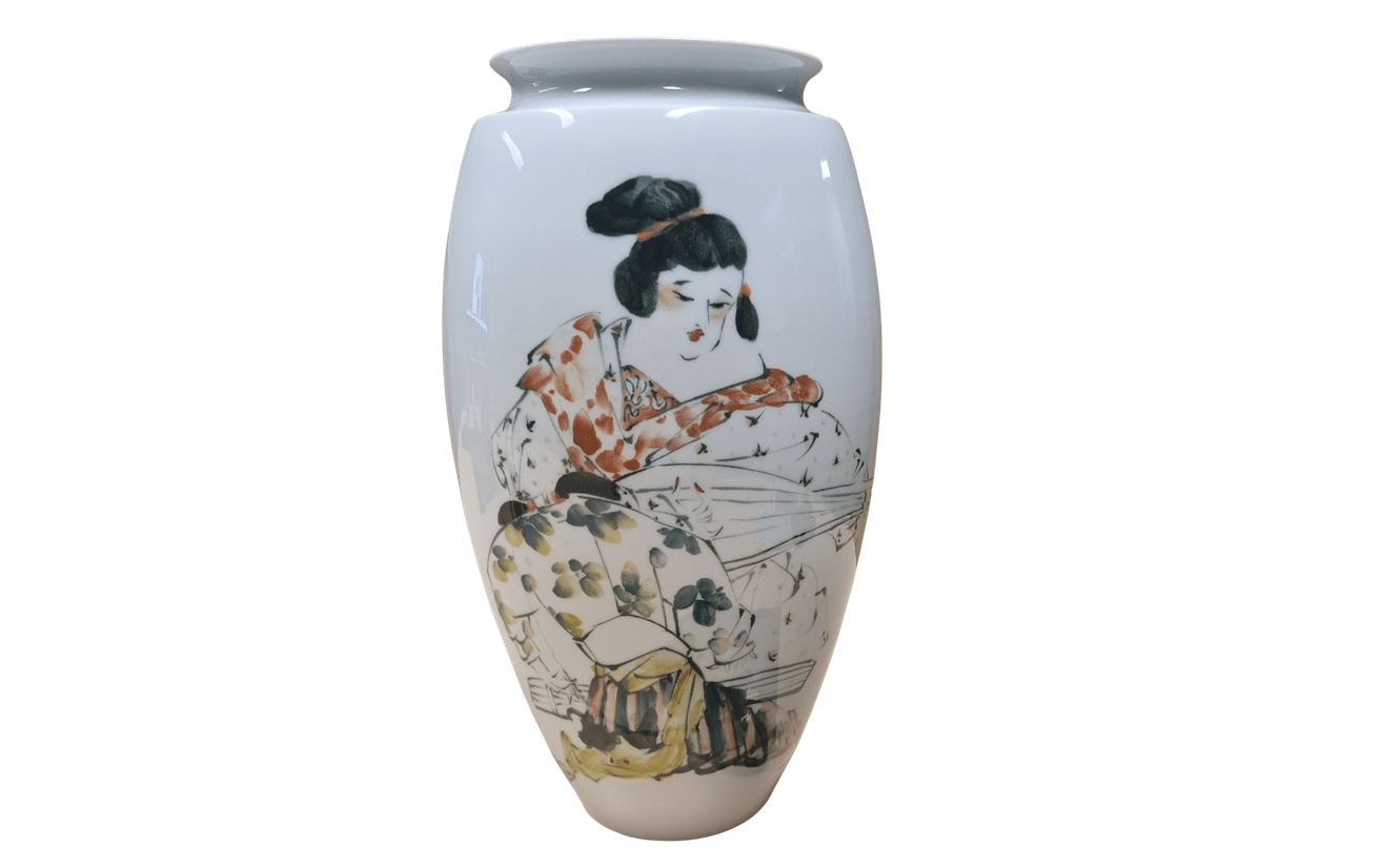 Hand-Painted Chinese Porcelain Vase